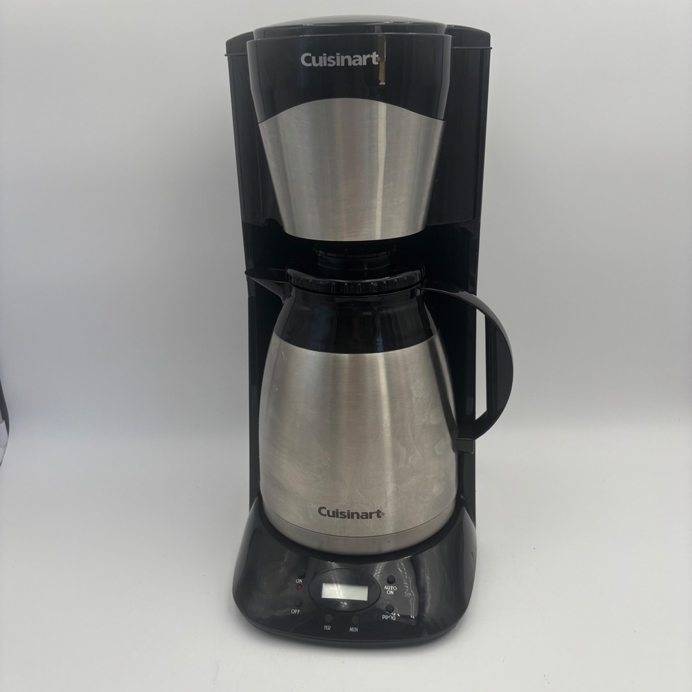 Cuisinart Coffee Maker 12 Cup Black Excellent DTC-975BKN Thermal Carafe